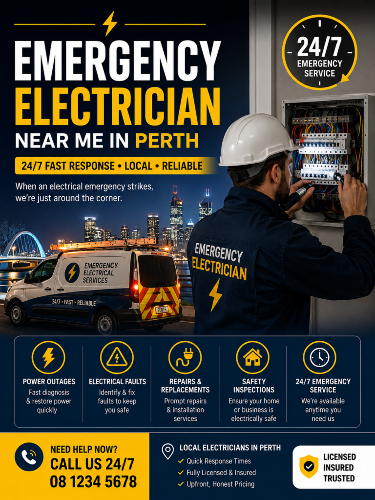 Emergency Electrician Near Me in Perth